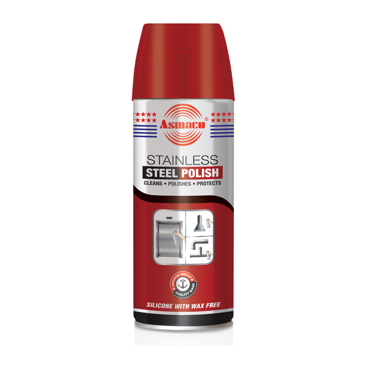 cleaners_0010_Stainless-Steel-Polish ASMACO STAINLESS STEEL POLISH CLEANER - Image 1