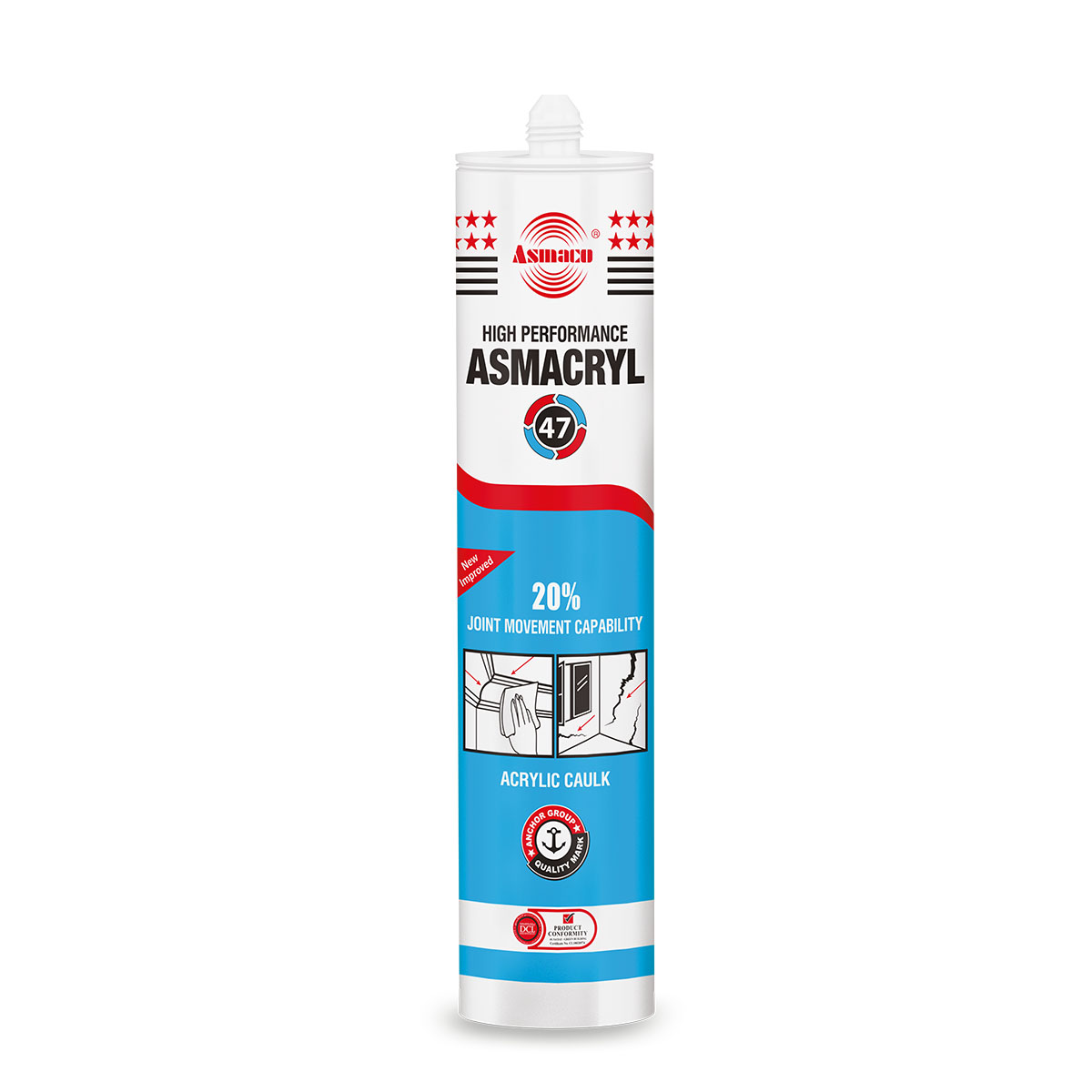 sealants_0011_Asmacryl_47 ASMACRYL 47 ACRYLIC SEALANT - Image 1
