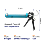 Kaam Tools All Purpose Caulking Gun - Image 3